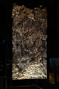 Golden lava wall