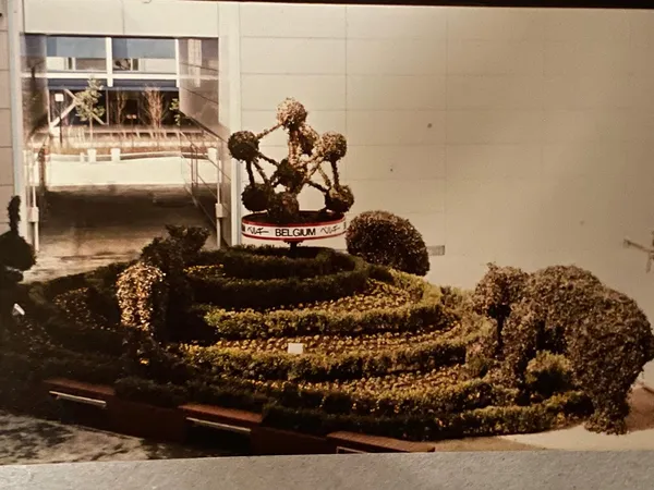 Belgisch Paviljoen - binnentuin